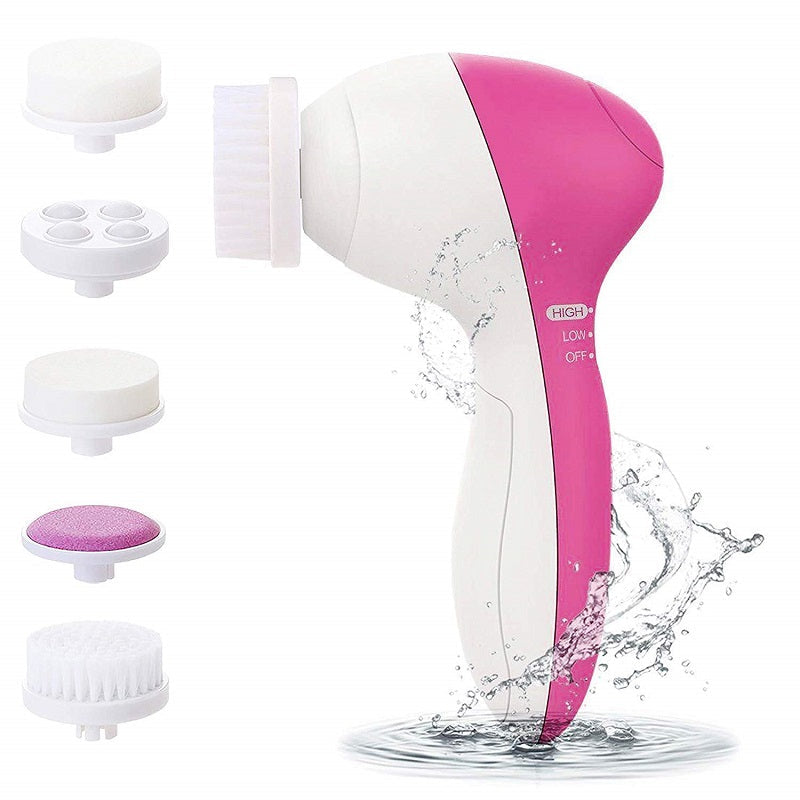 Escova de Limpeza e Esfoliação da Pele Facial CleanBeauty 5 em 1