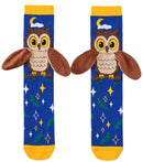 Meia infantil 3D divertida Corujinha